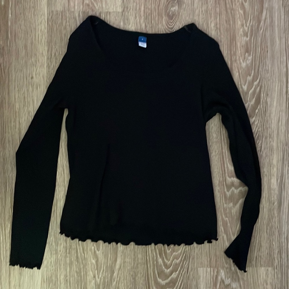Old Navy Black long sleeve size:large